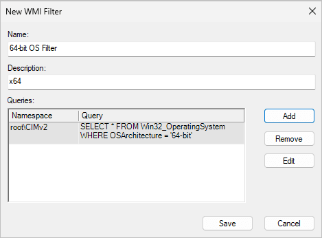 64-bit Filter
