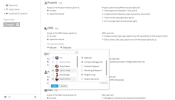 Change CRM Module Settings