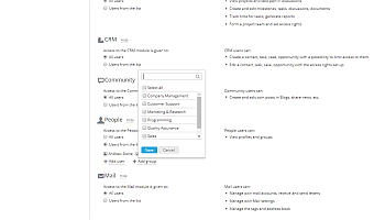 Change People Module Settings