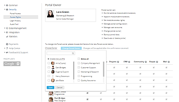 Changing Portal Owner