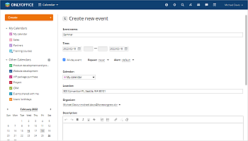 Creating Events - Advanced Mode