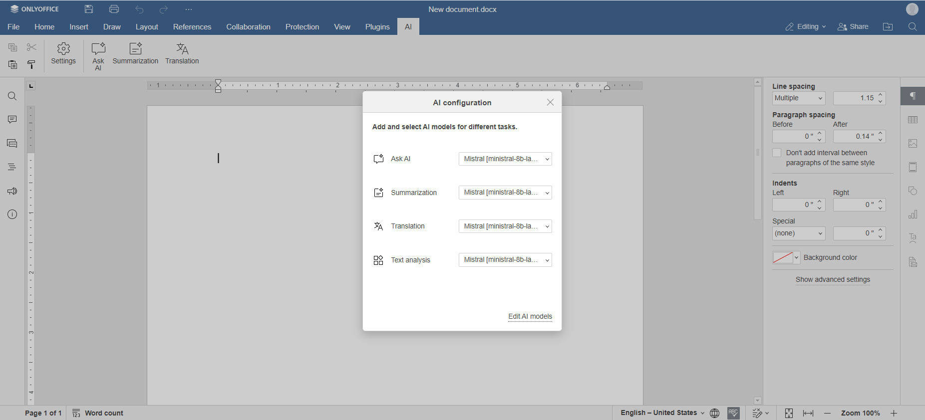 Mistral AI: AI models