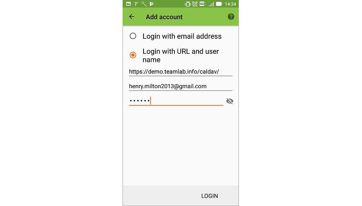 Exporting Calendar - Android device