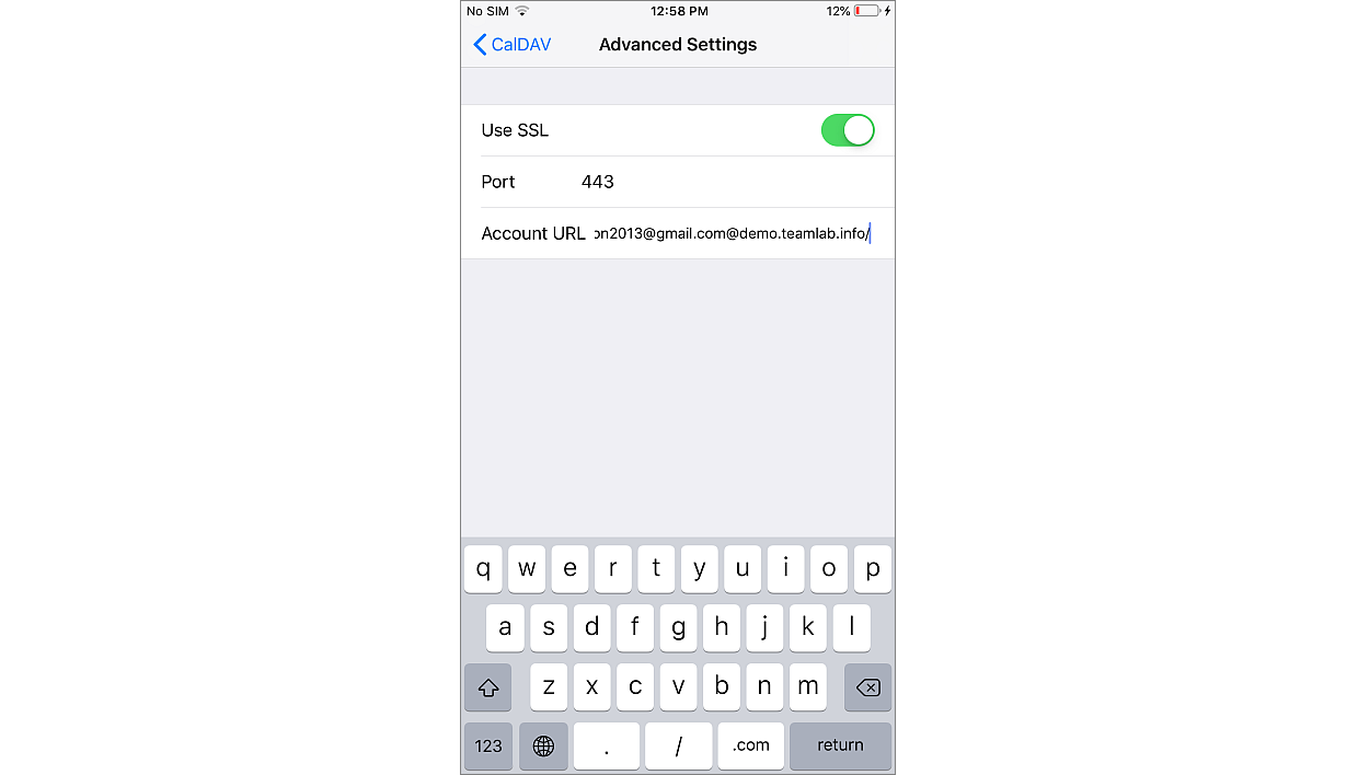 Exporting Calendar - iOS device