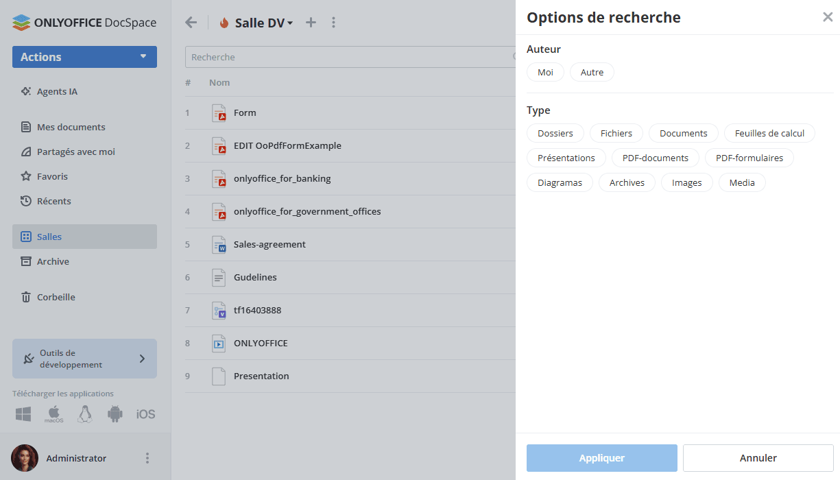 Filtrer les données