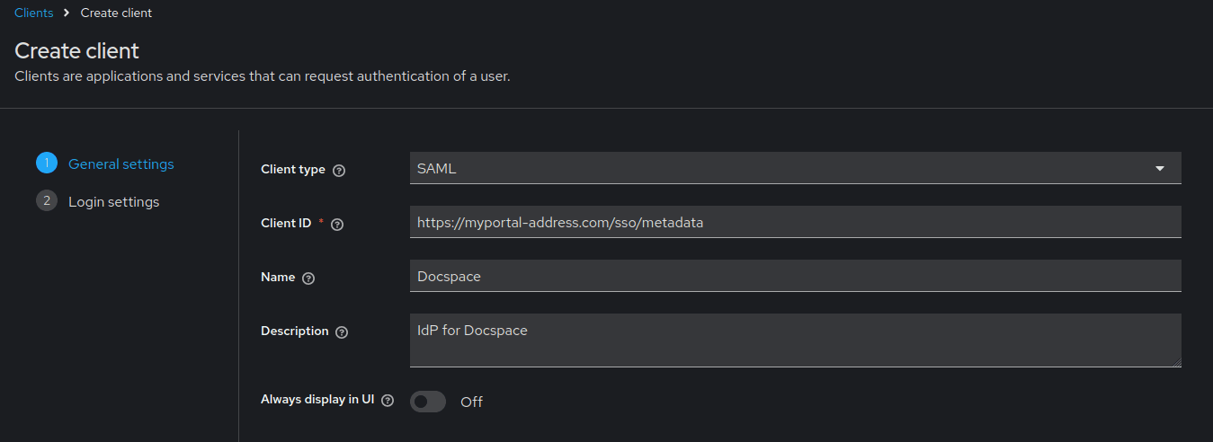 如何配置ONLYOFFICE SP与Keycloak IdP
