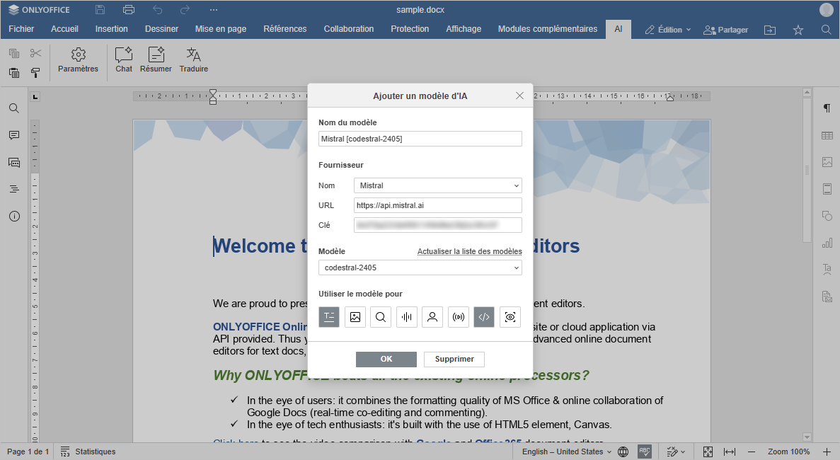 Mistral AI: actualiser les modèles
