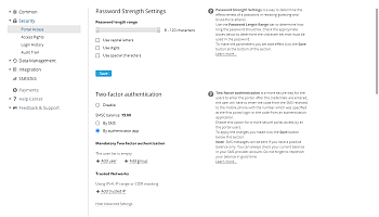 Changing Portal Access Settings