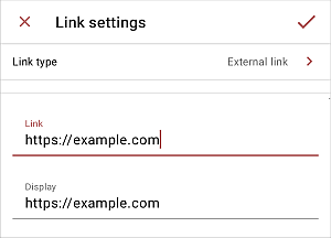 External Hyperlink local