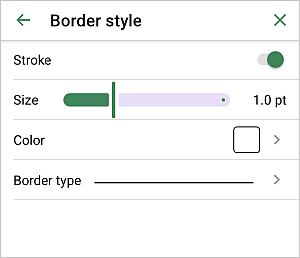 Border style
