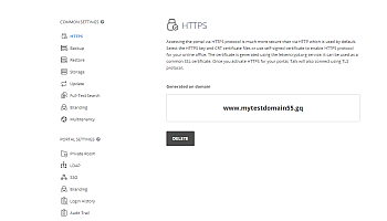 CA-signed certificate