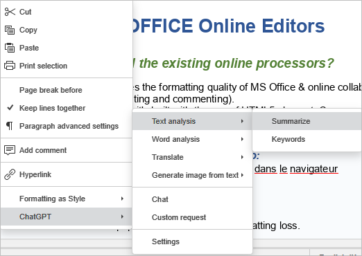 ChatGPT 文本分析