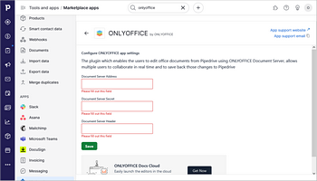 ONLYOFFICE_Pipedrive_config