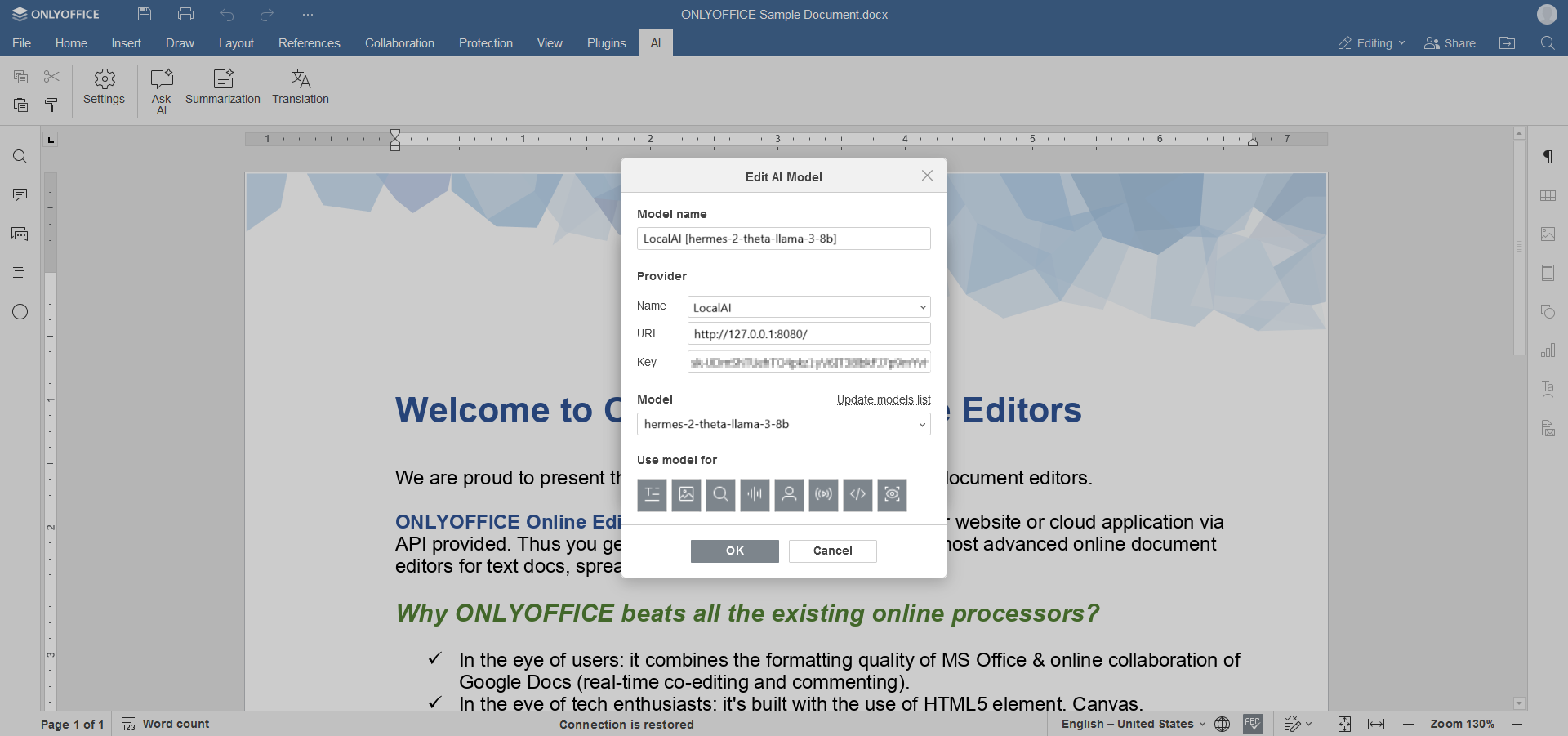 LocalAI: configuring