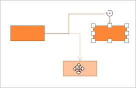 connectors move shape