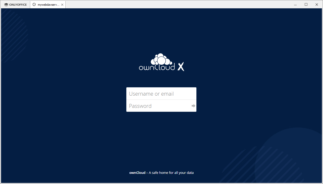 Connect to cloud office window