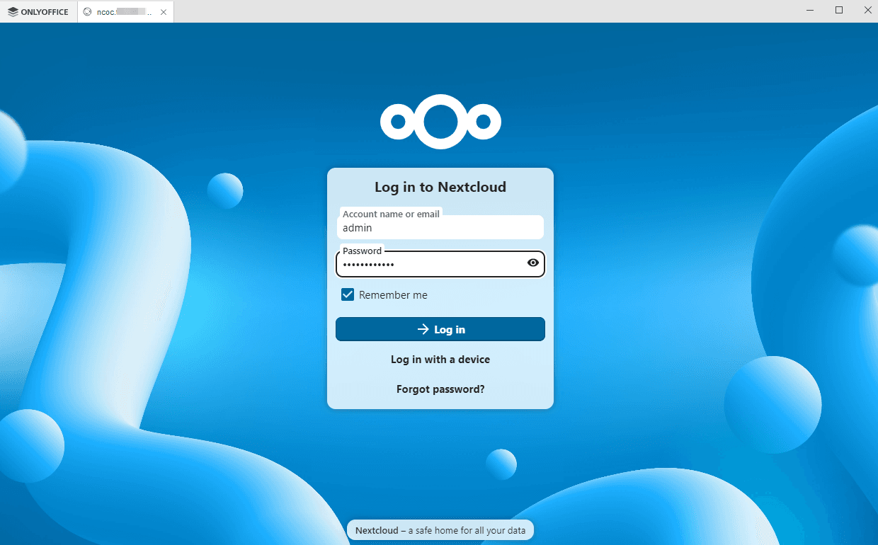 Se connecter au bureau de cloud