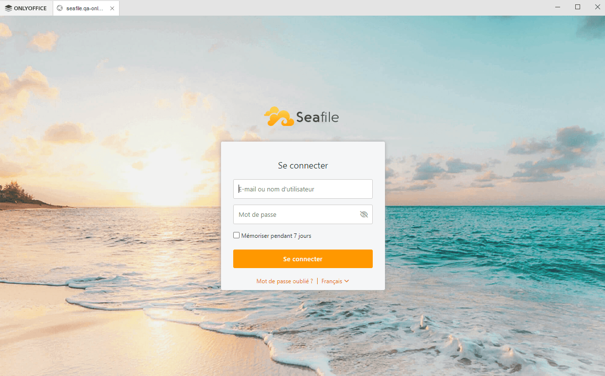 Se connecter au bureau de cloud
