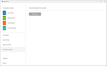 Onglet Connecter à cloud