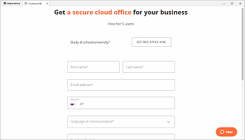 Portal creation form