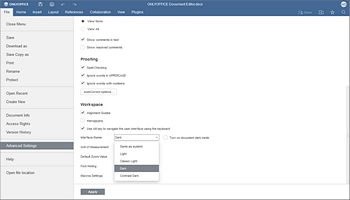 How to enable dark theme?