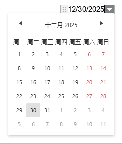 Date content control