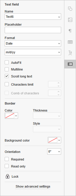 date and time settings
