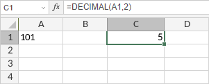 Fonction DECIMAL