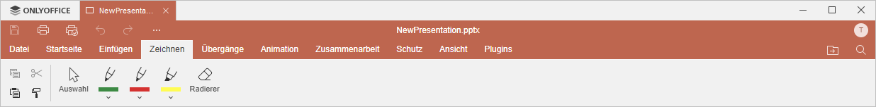 Registerkarte Zeichnen