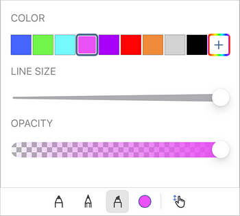 Drawing settings