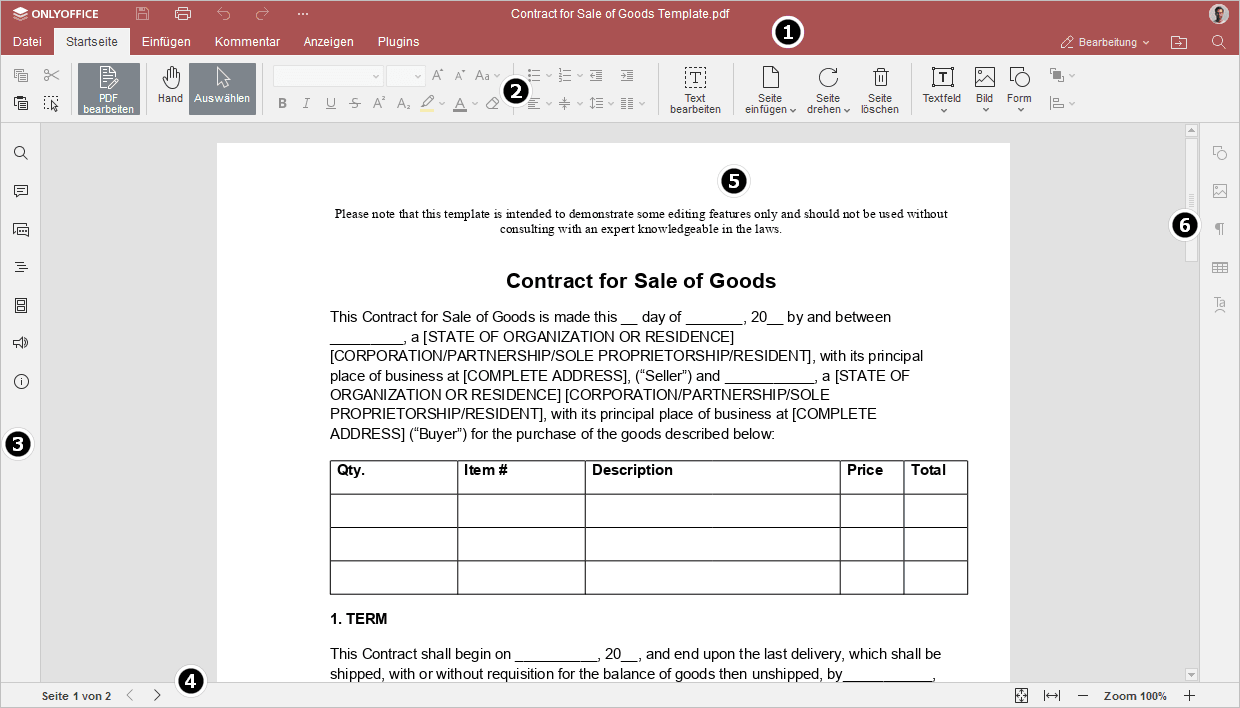PDF Editor window