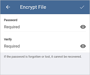 Encrypt file