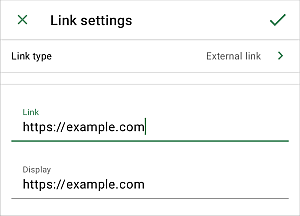 External Hyperlink local