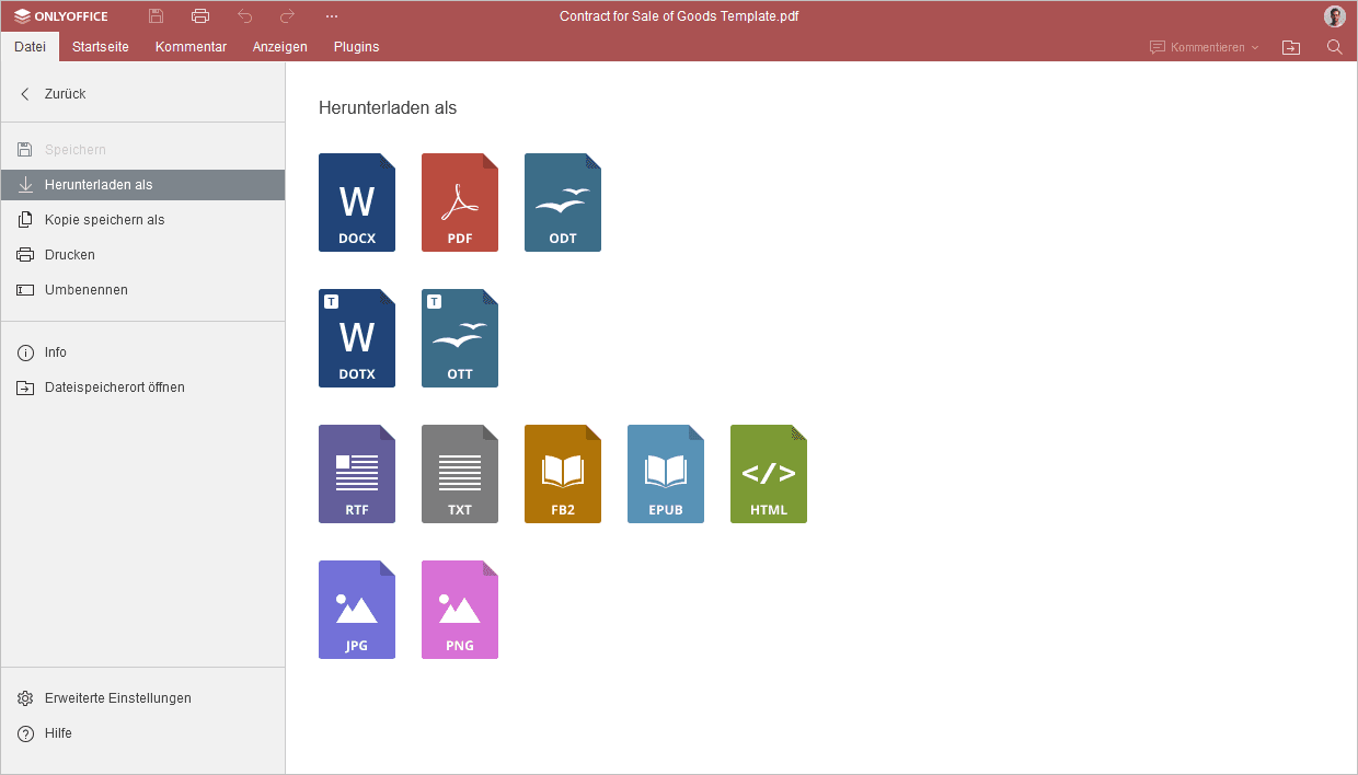 File tab