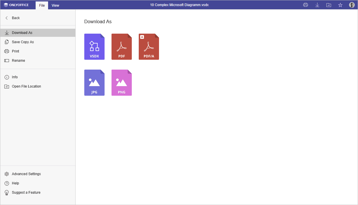 File tab