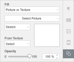 Picture or Texture Fill
