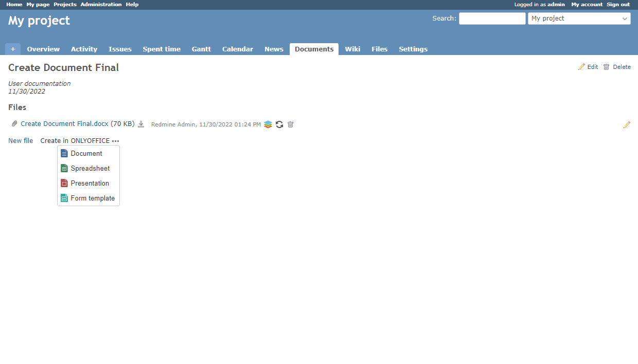 créer un formulaire: