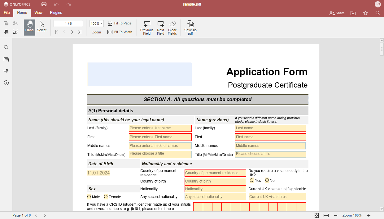 Sharing files and folders