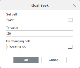 Goal Seek