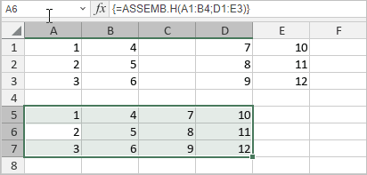 Fonction ASSEMB.H