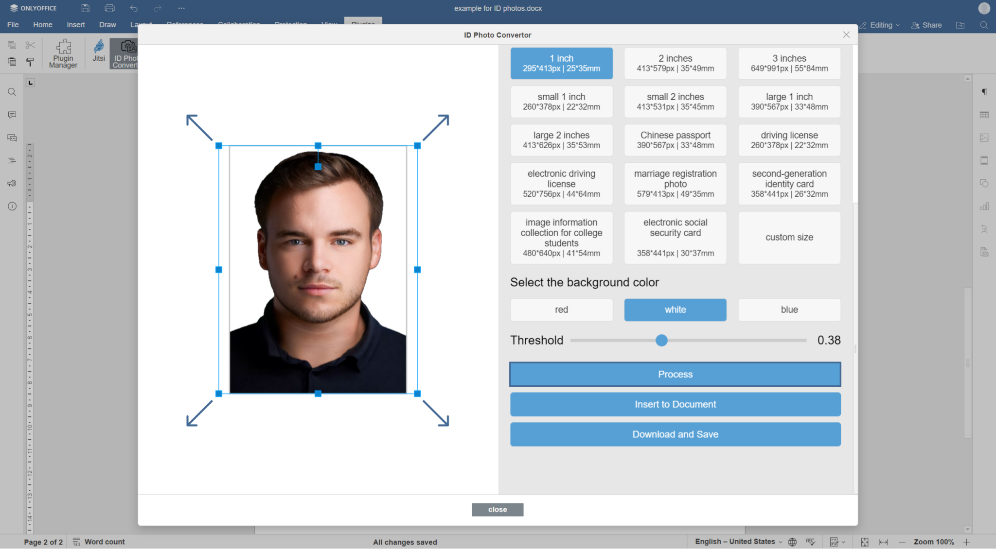 id photo converter upload photo