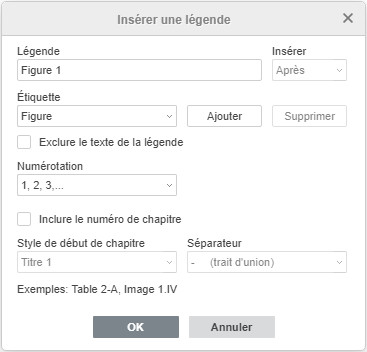 Fenêtre Paramètres du contrôle de contenu
