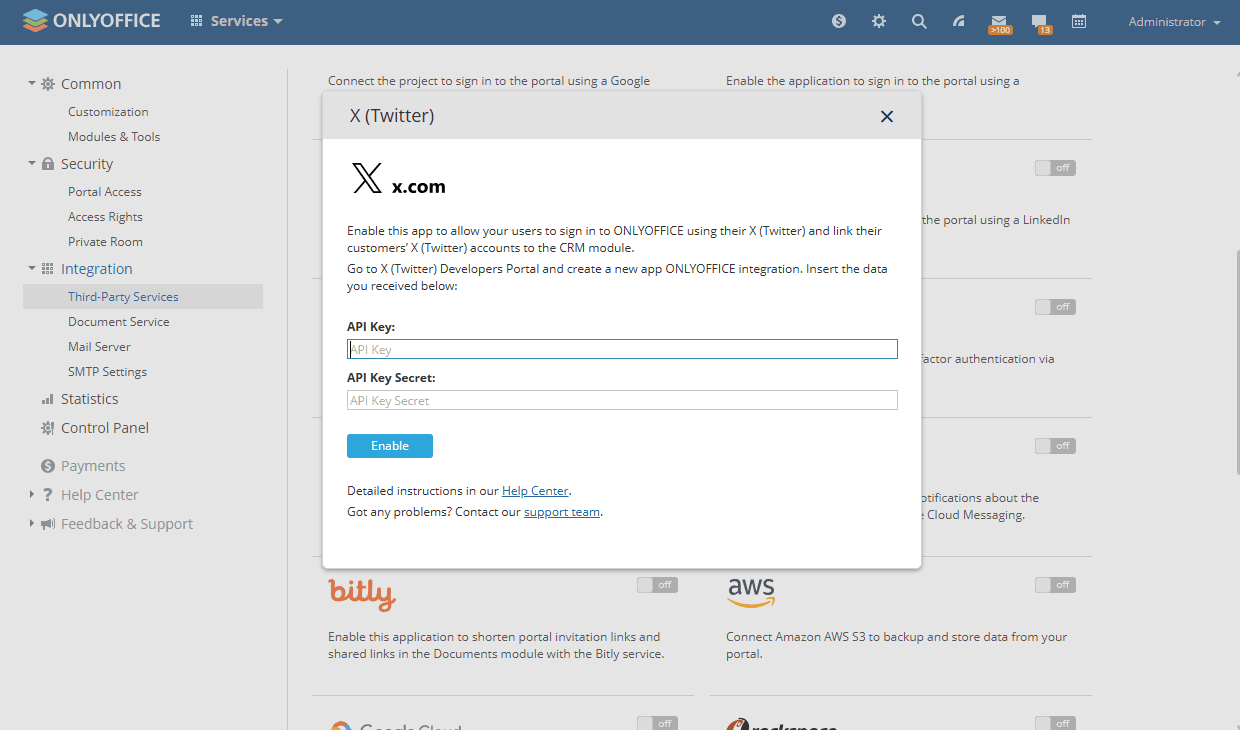 Integrate Firebase