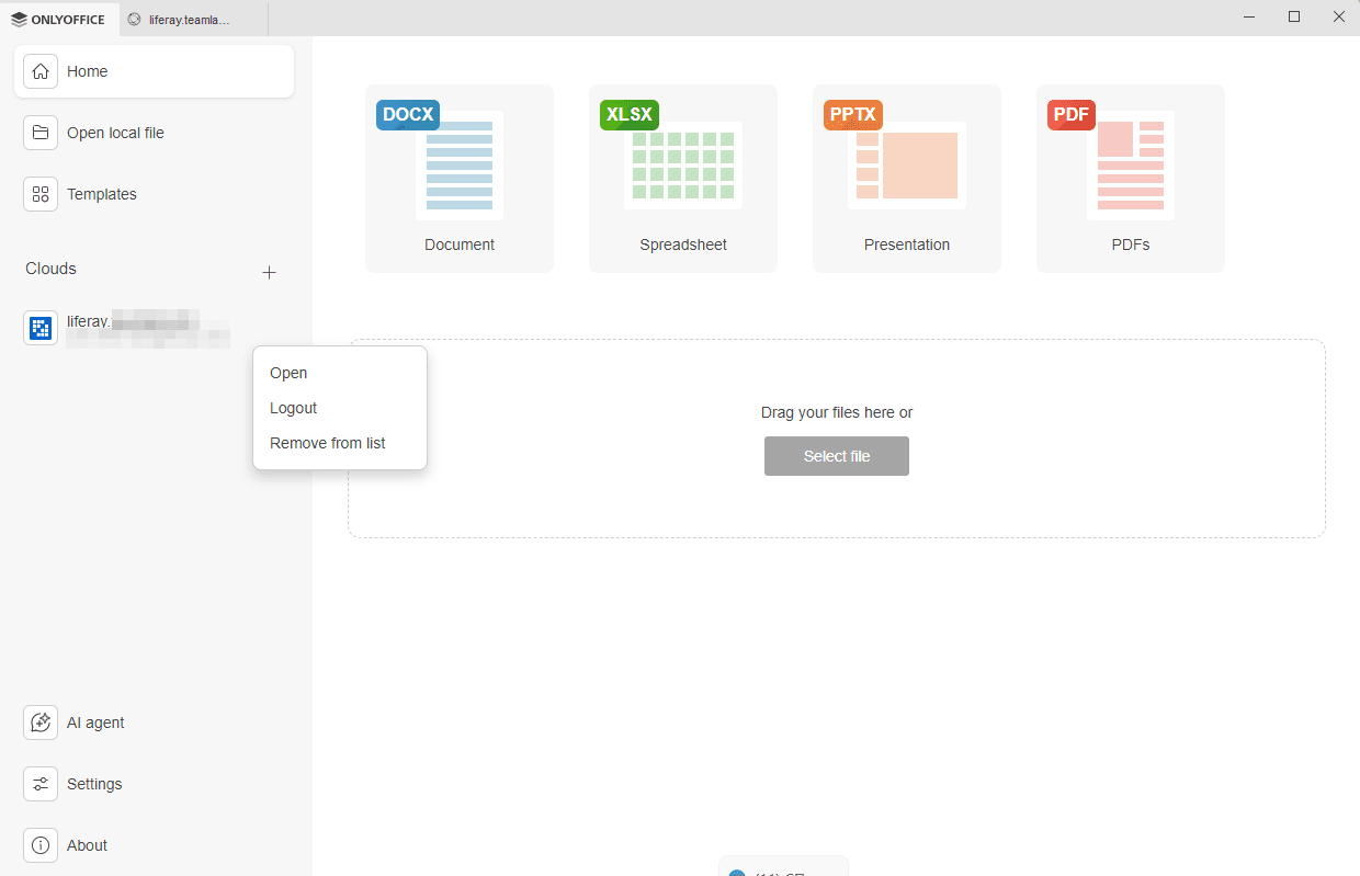 接続されたアカウントリスト