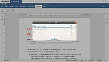 Select a Certificate
