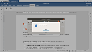 Select a Certificate