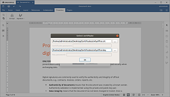 Select a Certificate