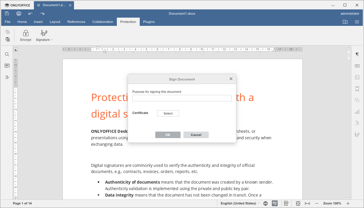 Select a Certificate