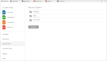 Ouvrir fichier local