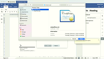 Select a Certificate